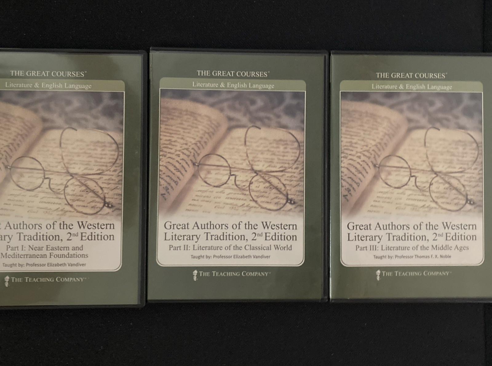 Great Courses: Great Authors of the Western Literary Tradition Parts 1-3 New