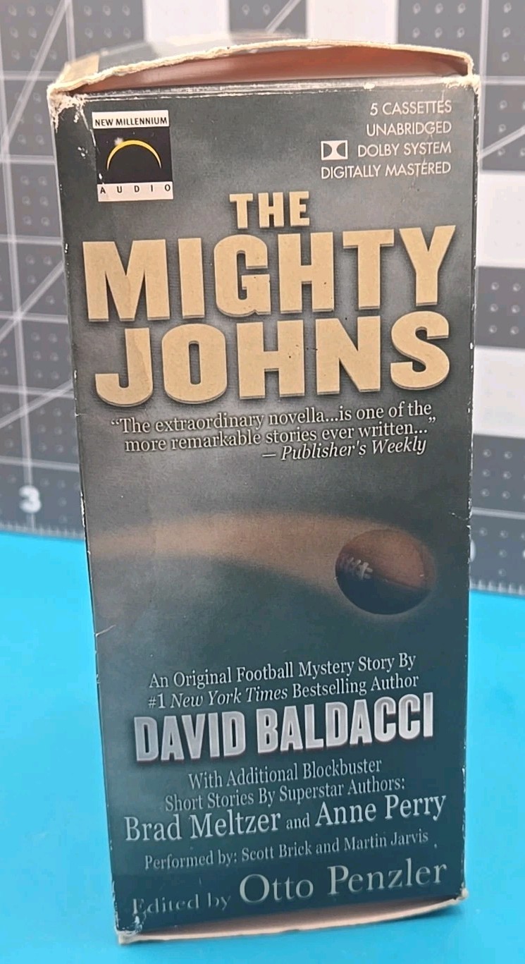 The Mighty Johns & Other Stories — Baldacci & Meltzer (Cassette, 2002) Brand New