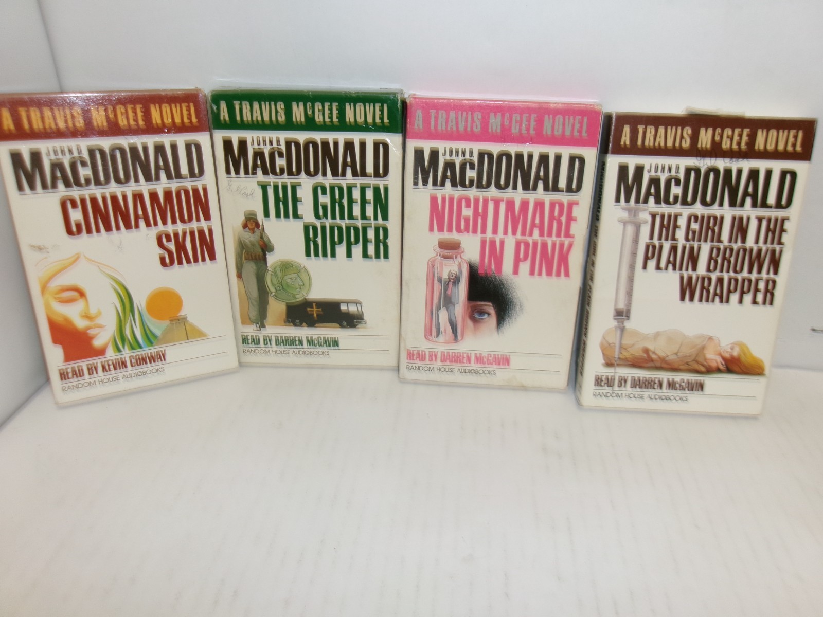 Vintage Travis McGee Audiobook Lot — John D. MacDonald — Random House Cassettes