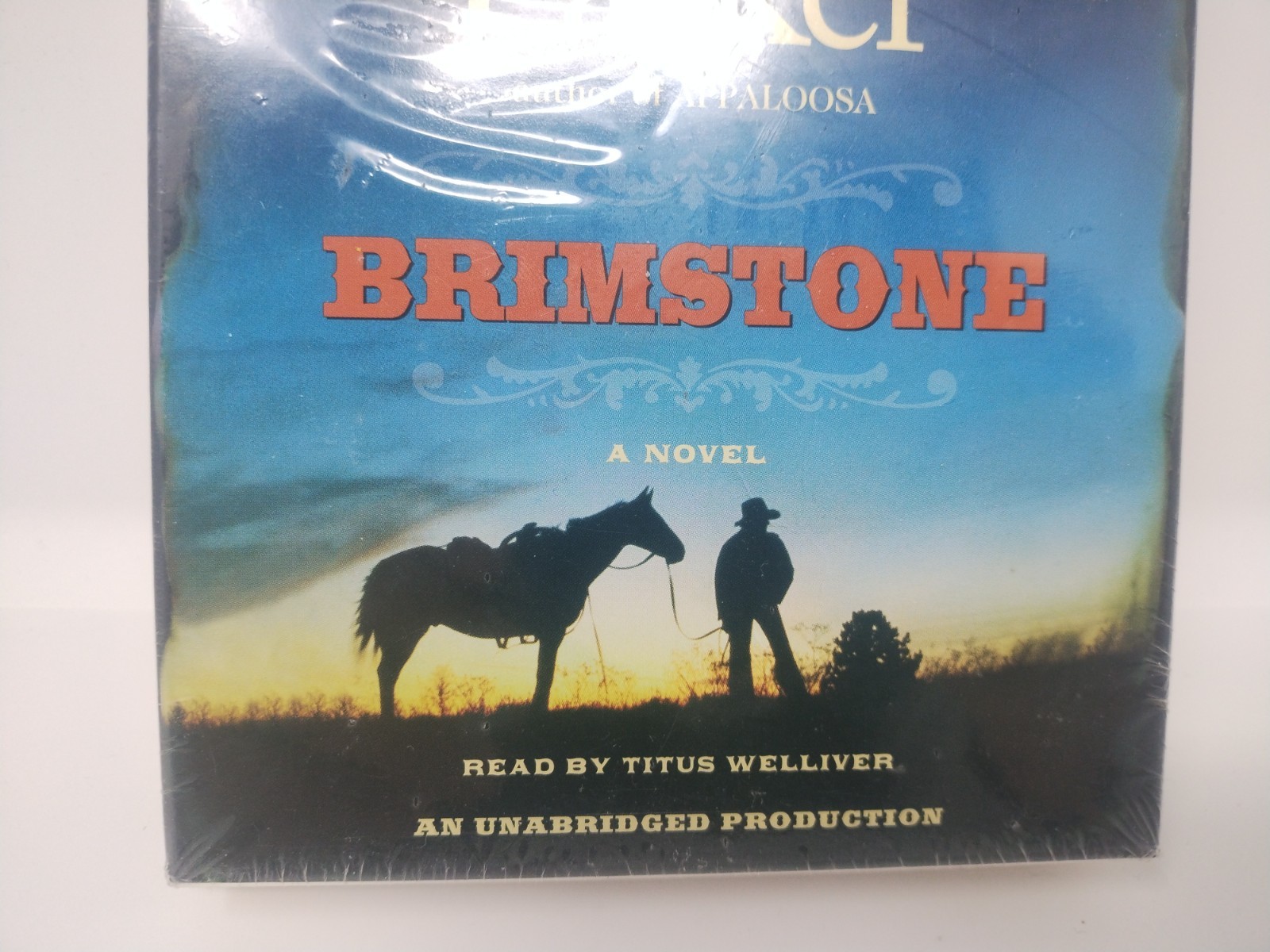 BRIMSTONE by Robert B. Parker Appaloosa Author Audiobook on CD Discs New Sealed