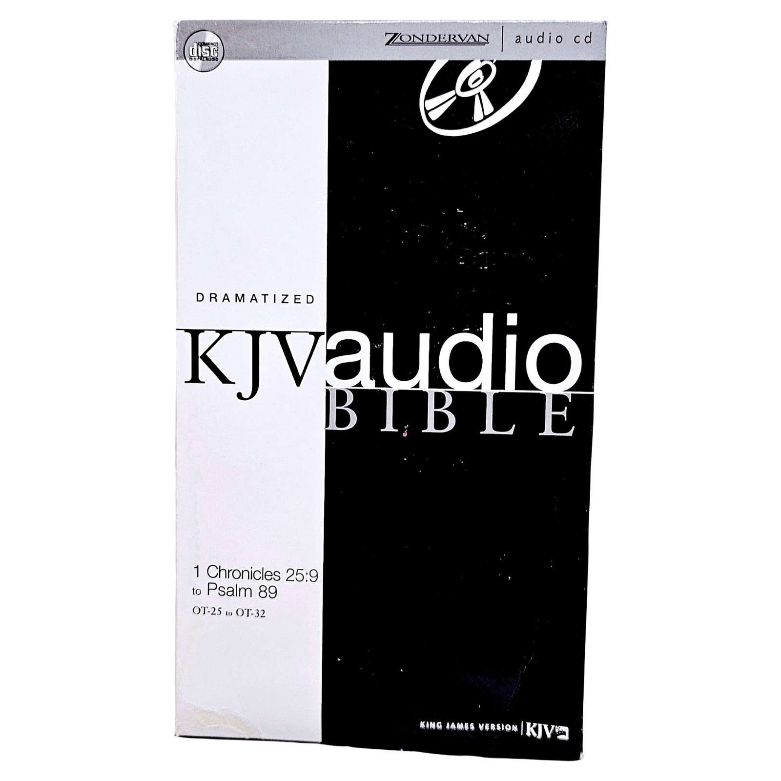 Zondervan KJV Audio Bible Dramatized 8 CD Set 1 Chronicles Psalm 89 OT-25-32 EUC