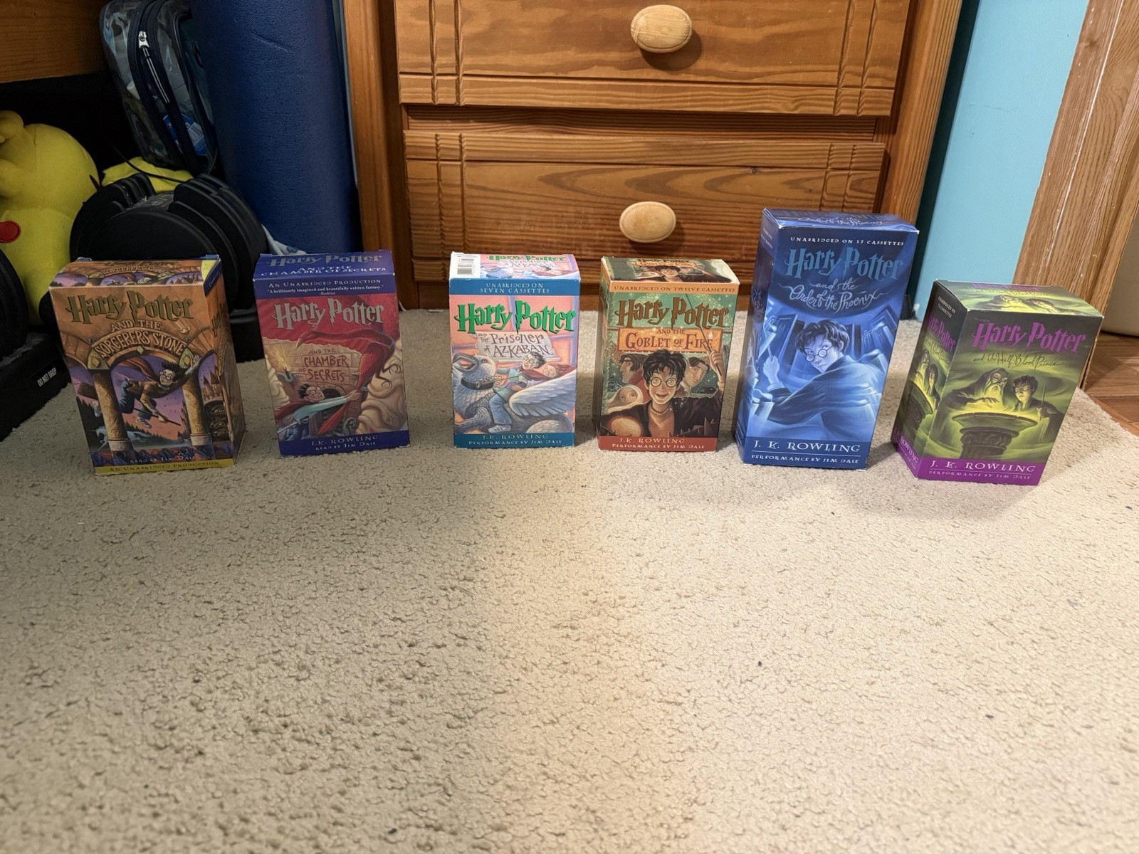 Harry Potter Audio Cassettes Books 1-6