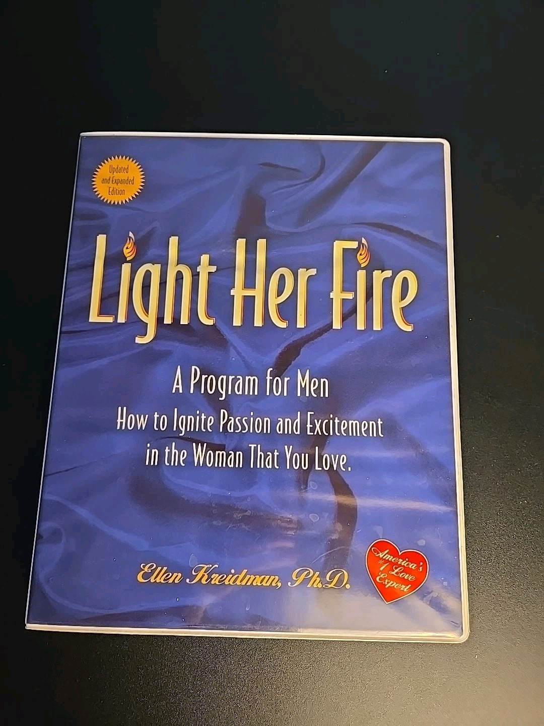 Light Her Fire A Program for Men Romance Fun by Ellen Kreidman 6 Cassette Tapes