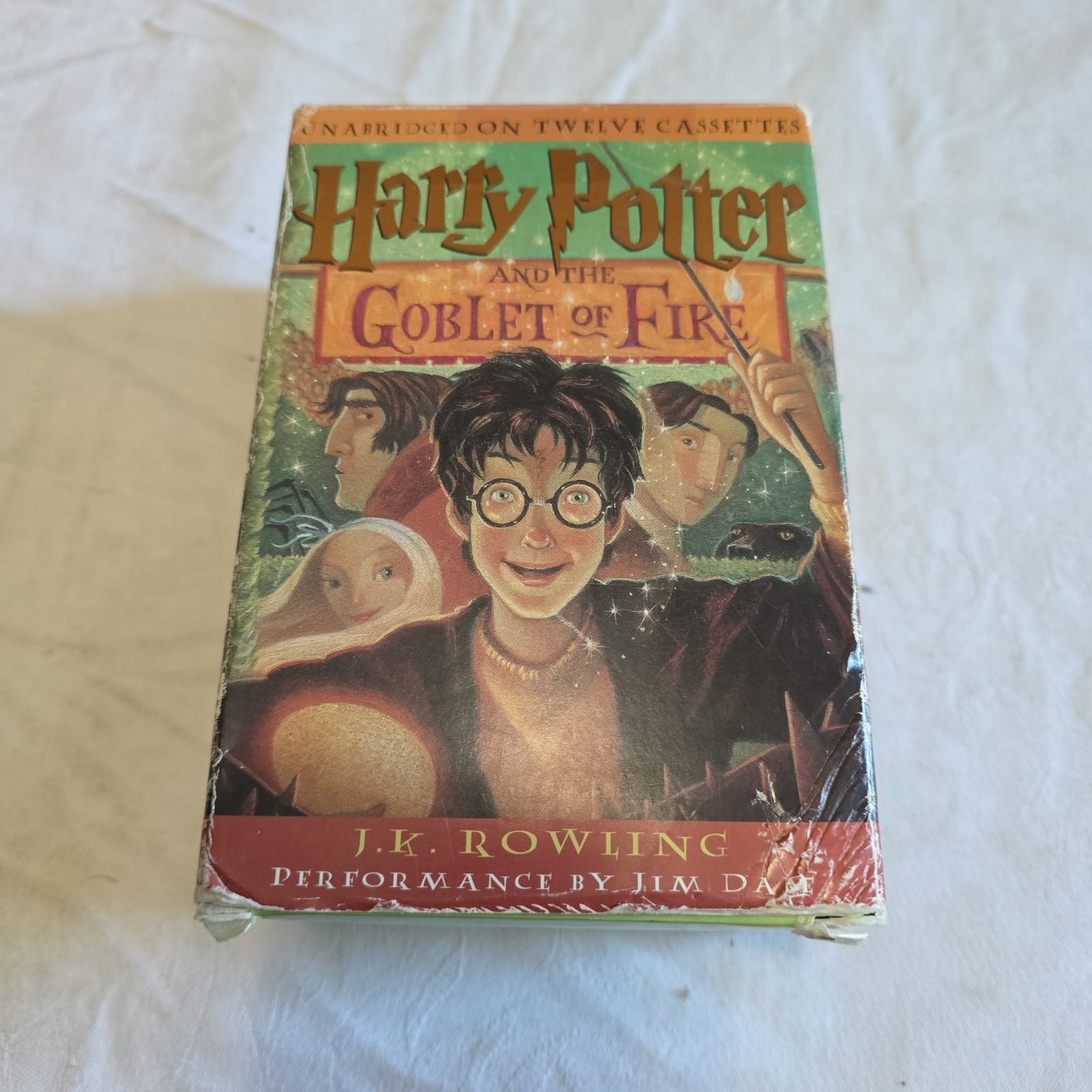 Harry Potter & the Goblet of Fire Unabridged Audiobook 12 Cassettes J.K. Rowling