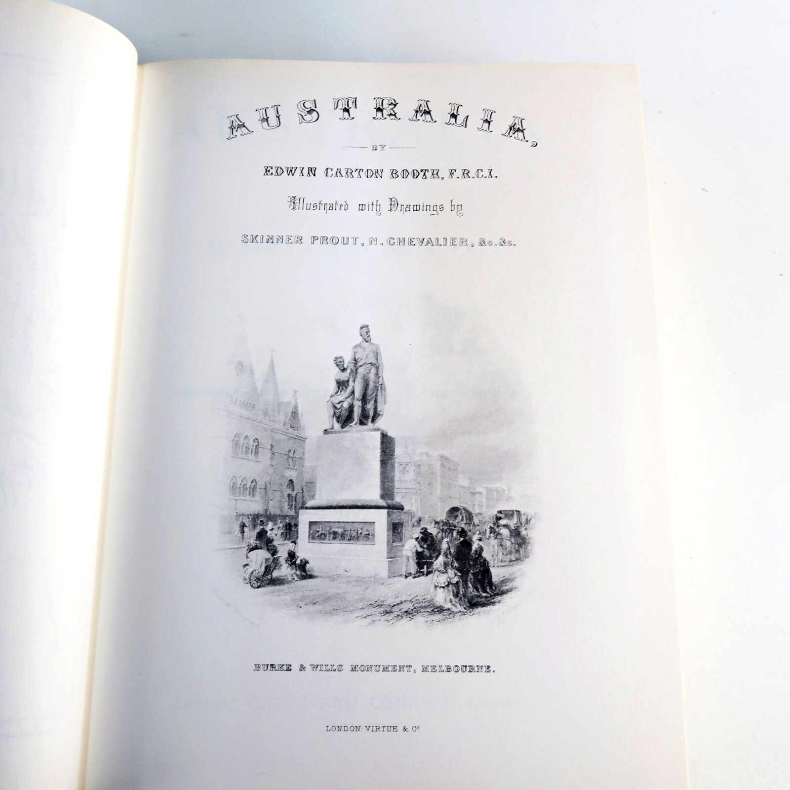 Australia In The 1870’s by Edwin Carton Booth 1975 Hardcover Volume 1