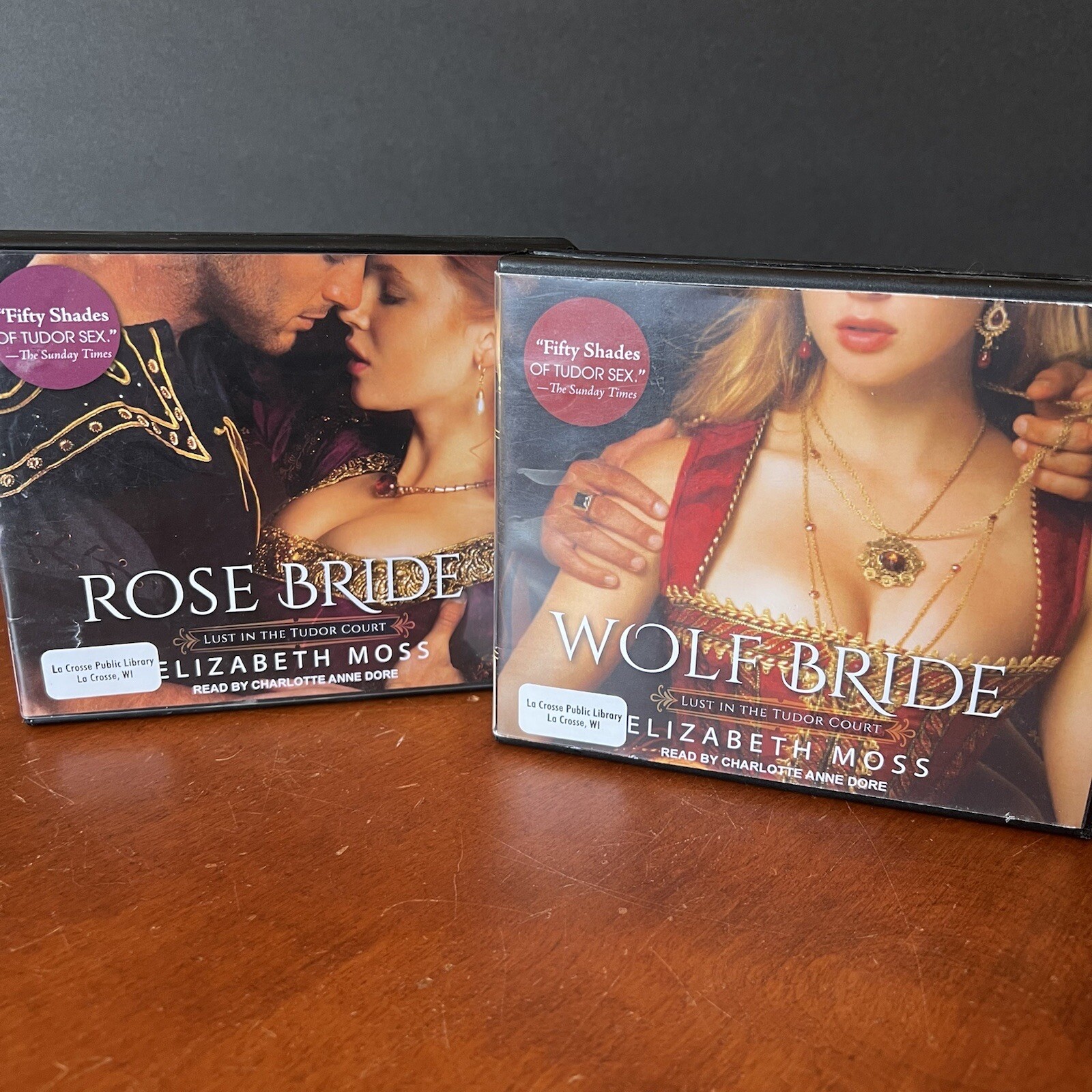 Lot: 2 Elizabeth Moss Audio Book CD Set Lust in the Tudor Court 1 3 Wolf Bride