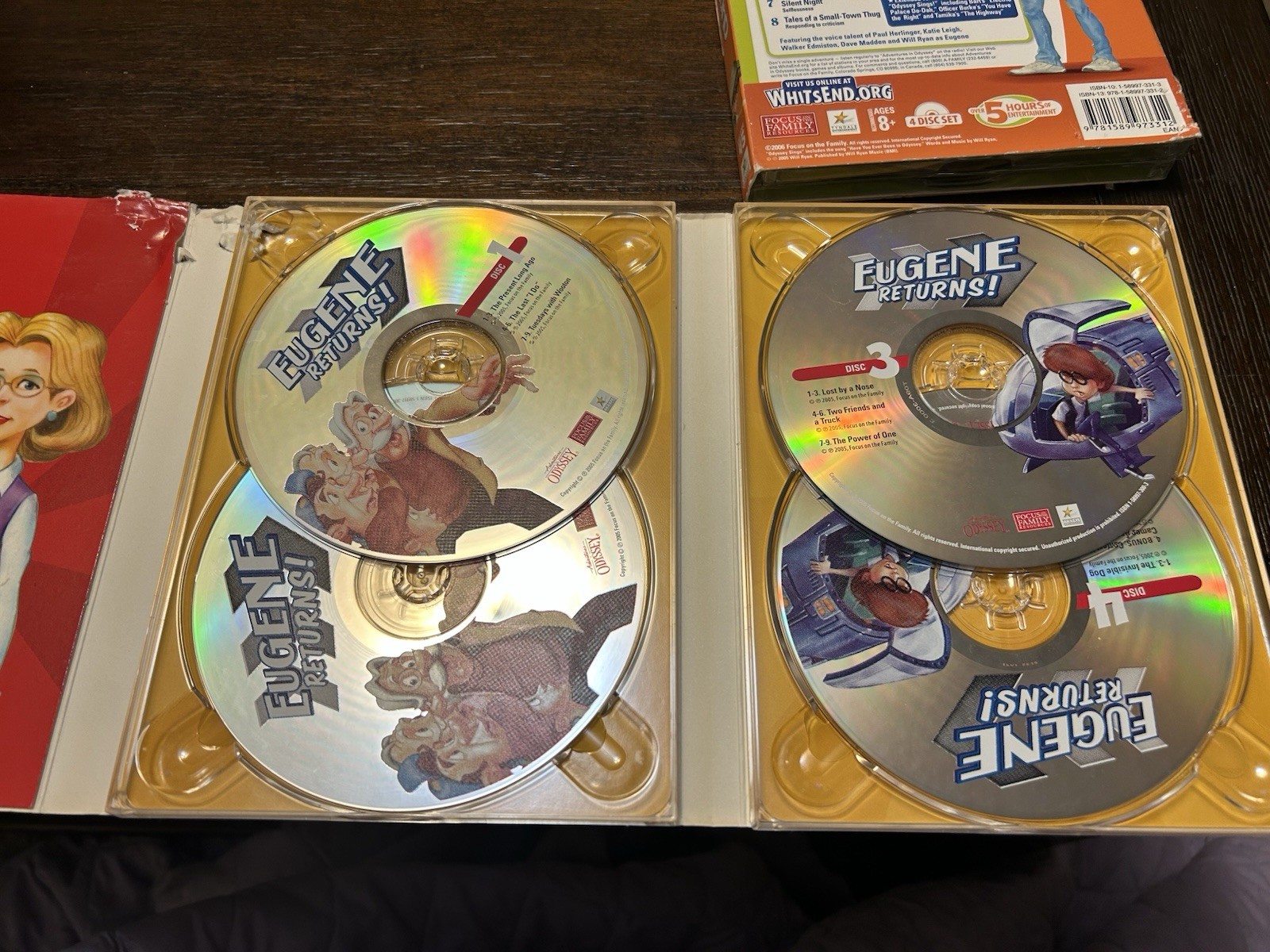 Adventures in Odyssey Audio Album 44 And 45 4 CD Box Set