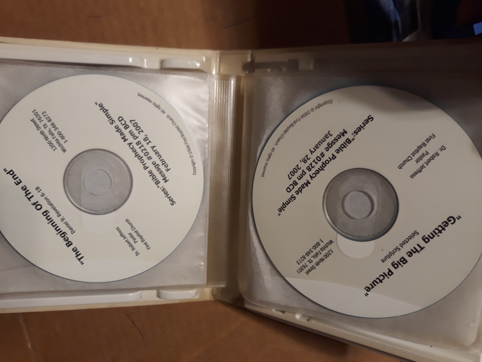 Bible Prophecy Made Simple — Dr. Robert Jeffress (2006, on 12 CDs)