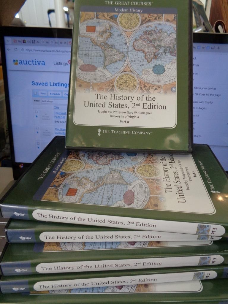 The Great Courses The History of the United States CDs Parts 1-6