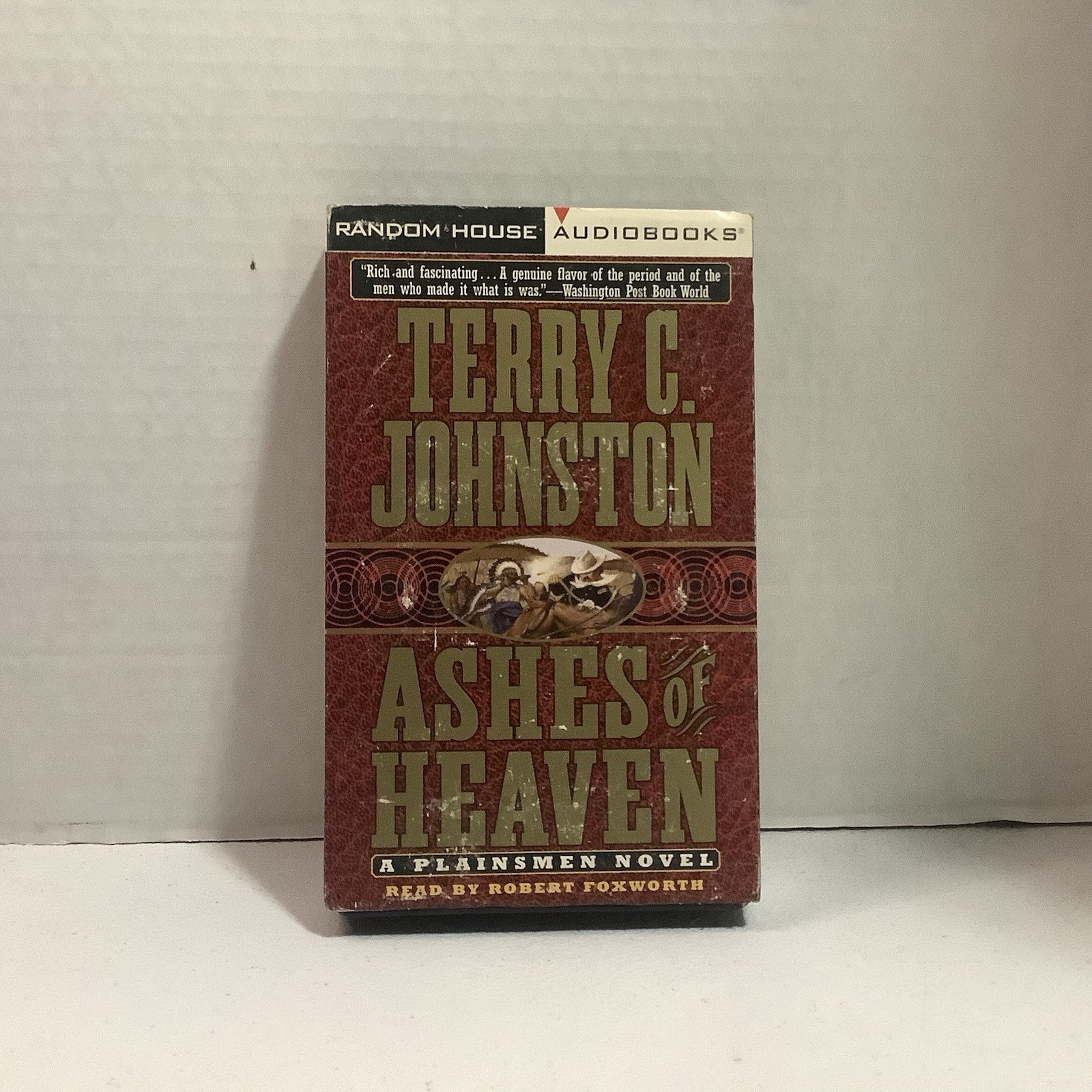Terry C. Johnston, Ashes Of Heaven Audiobook on Cassette, Combine Ship $1