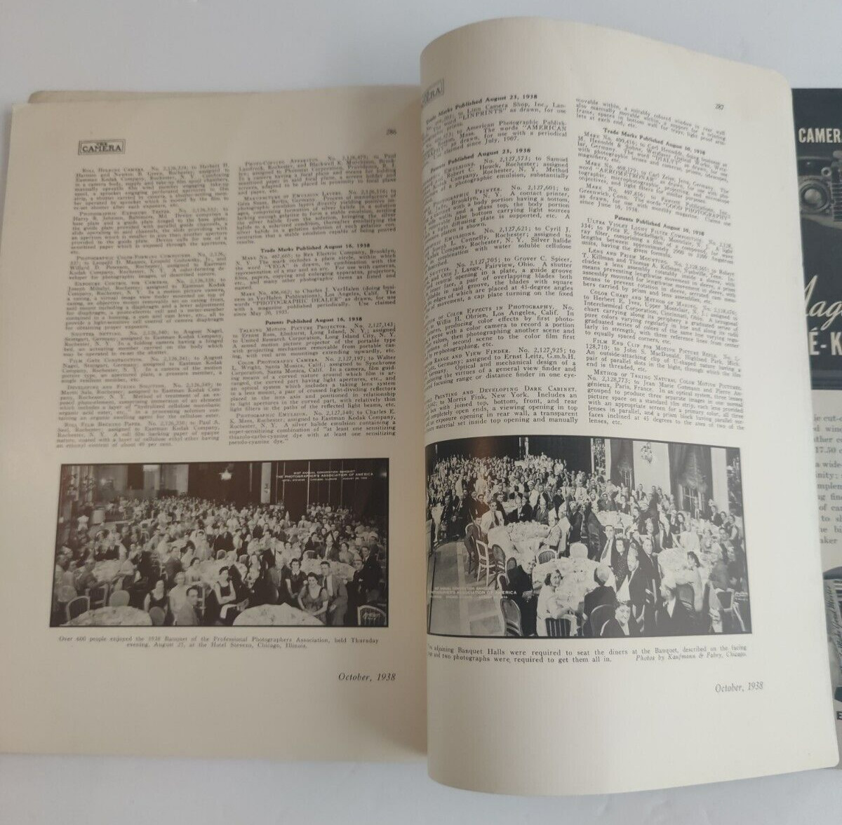 The Camera — Photographic Journal of America — October 1938 — Vintage