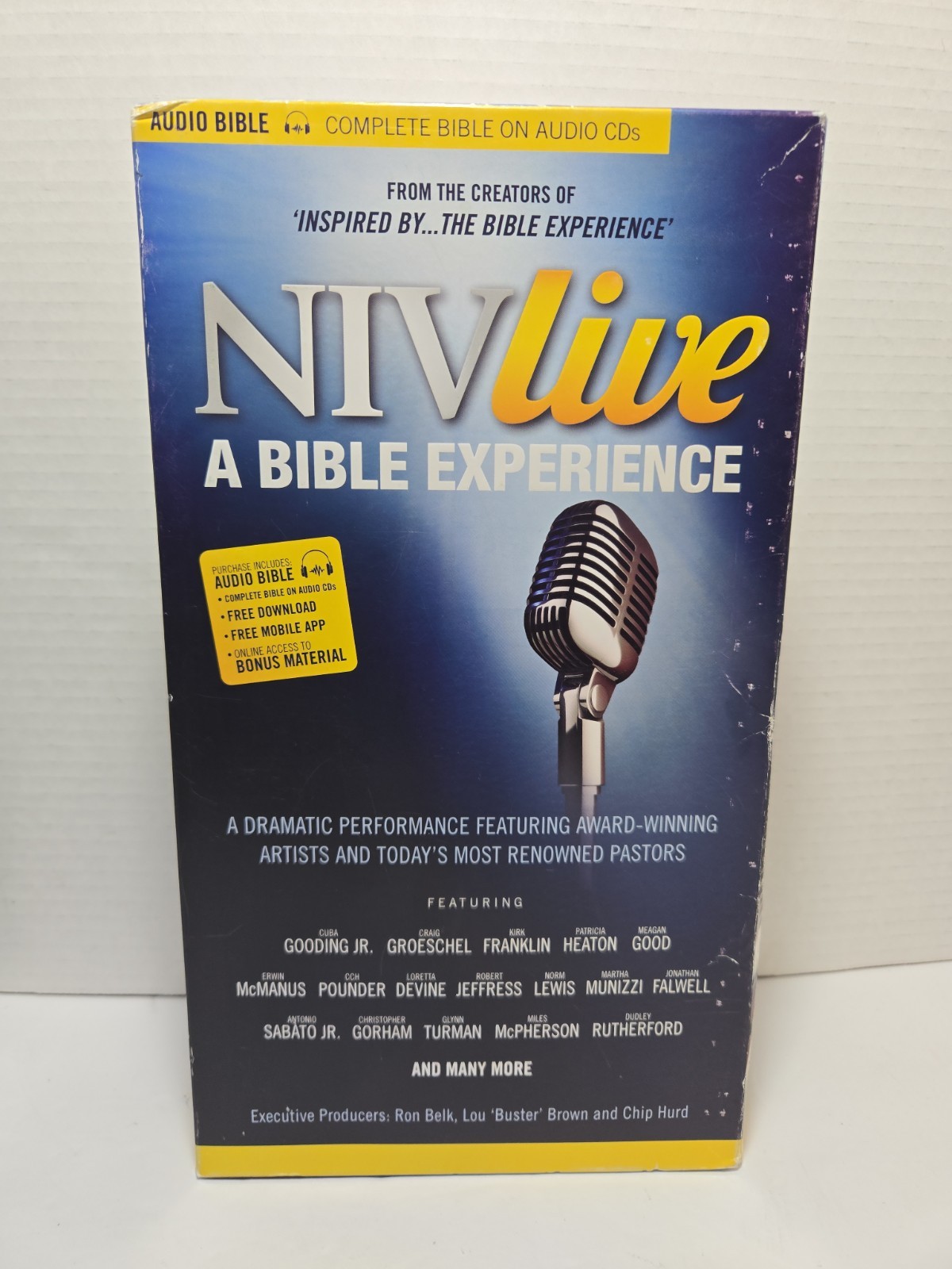 NEW SEALED NIV Live — A Bible Experience Complete Audio Book CD Set W/ Case