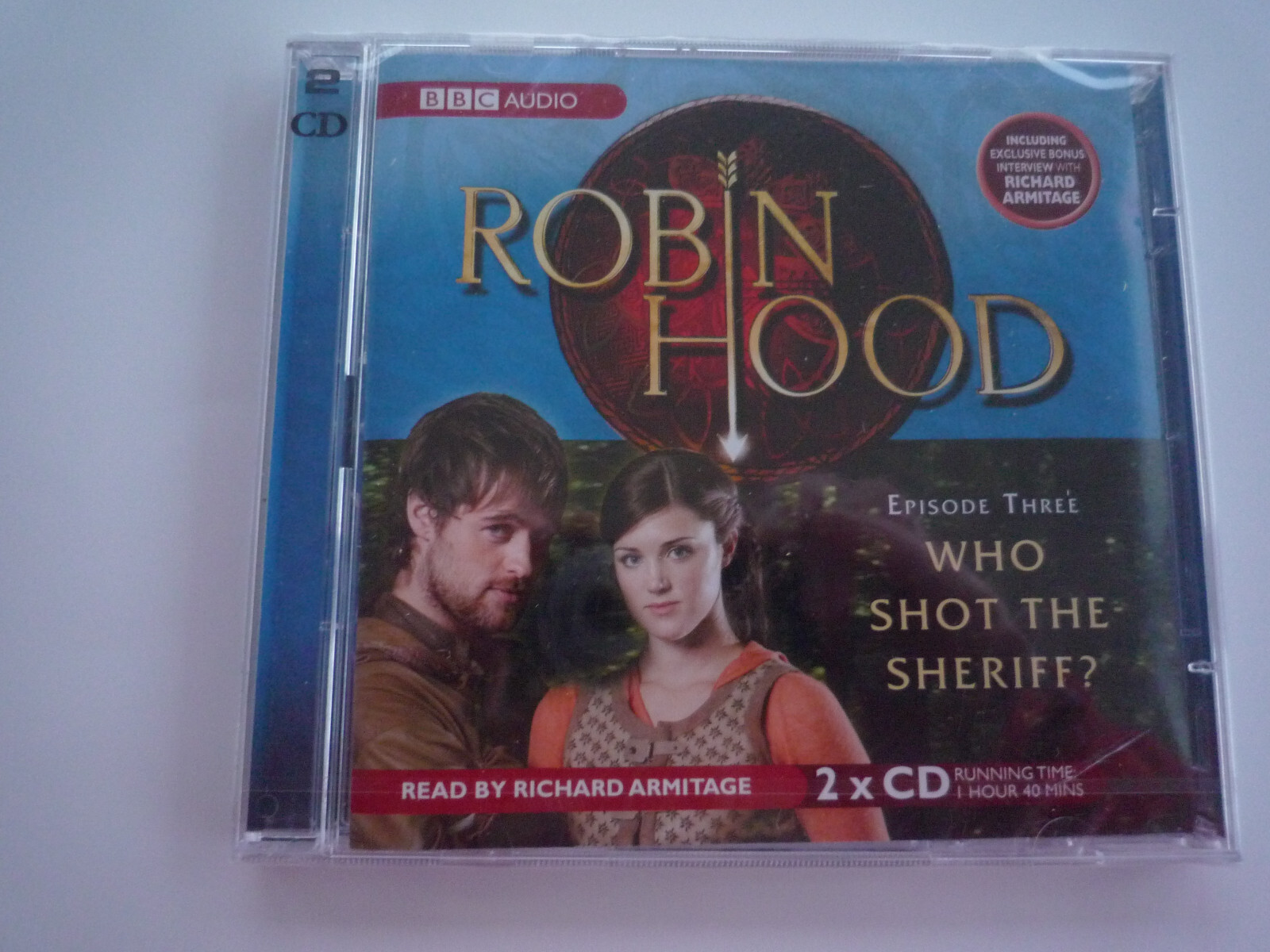 ROBIN HOOD — WHO SHOT THE SHERIFF — Episode 3- CD Audio Book — 2 DISCS UNSEALED