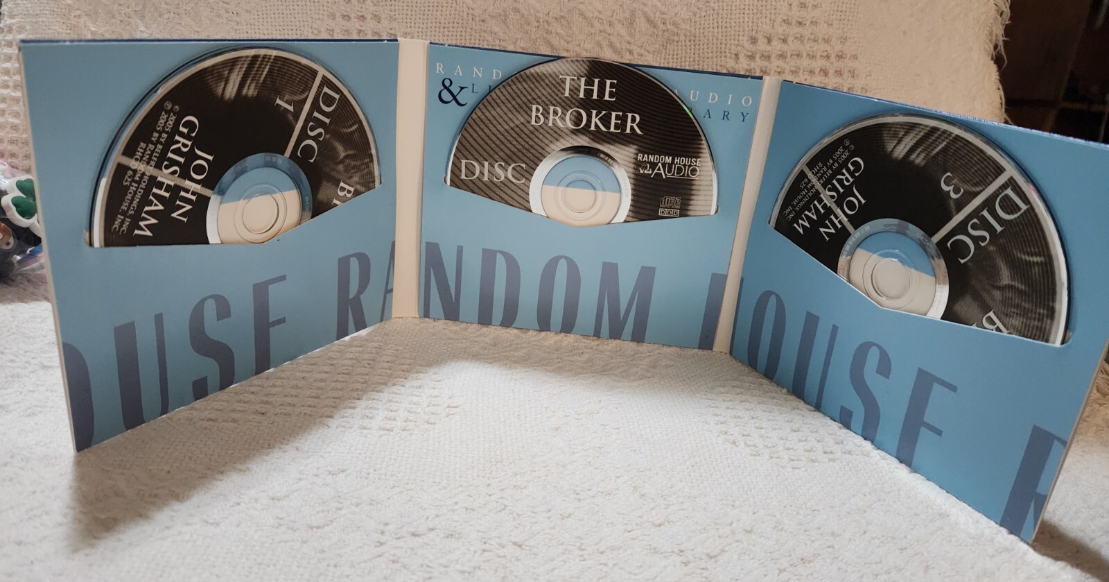 The Broker Audio Book By John Grisham 5 CD’s Abridged In Great Condition