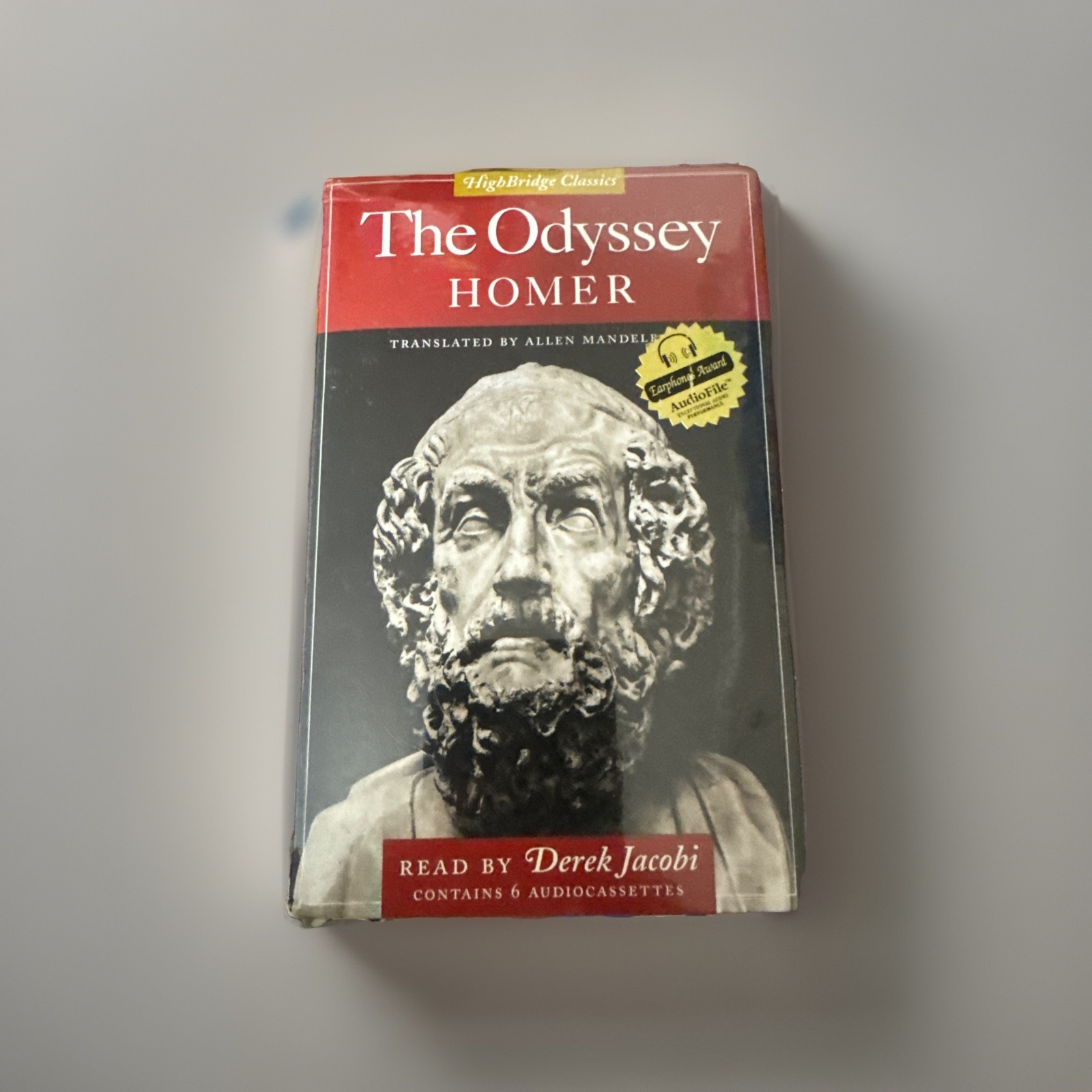 The Odyssey By Homer Audiobook On 6 Cassettes, Read By Derek Jacobi, New Sealed