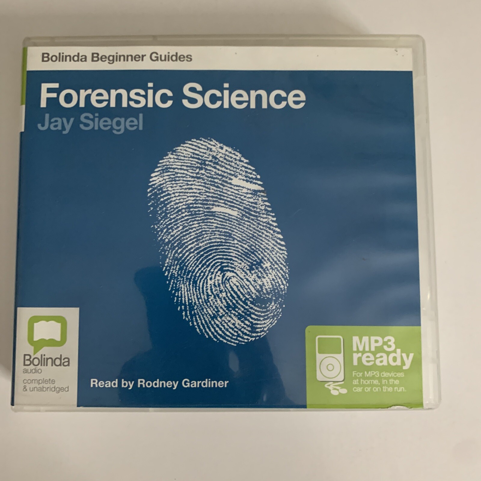 Forensic Science by Jay Siegel (Audiobook MP3 CD, 2012)