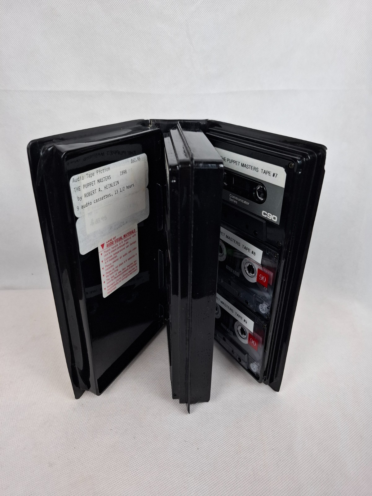 The Puppet Masters by Robert A. Heinlein (1998, 9 Cassette Tapes) Audio Book