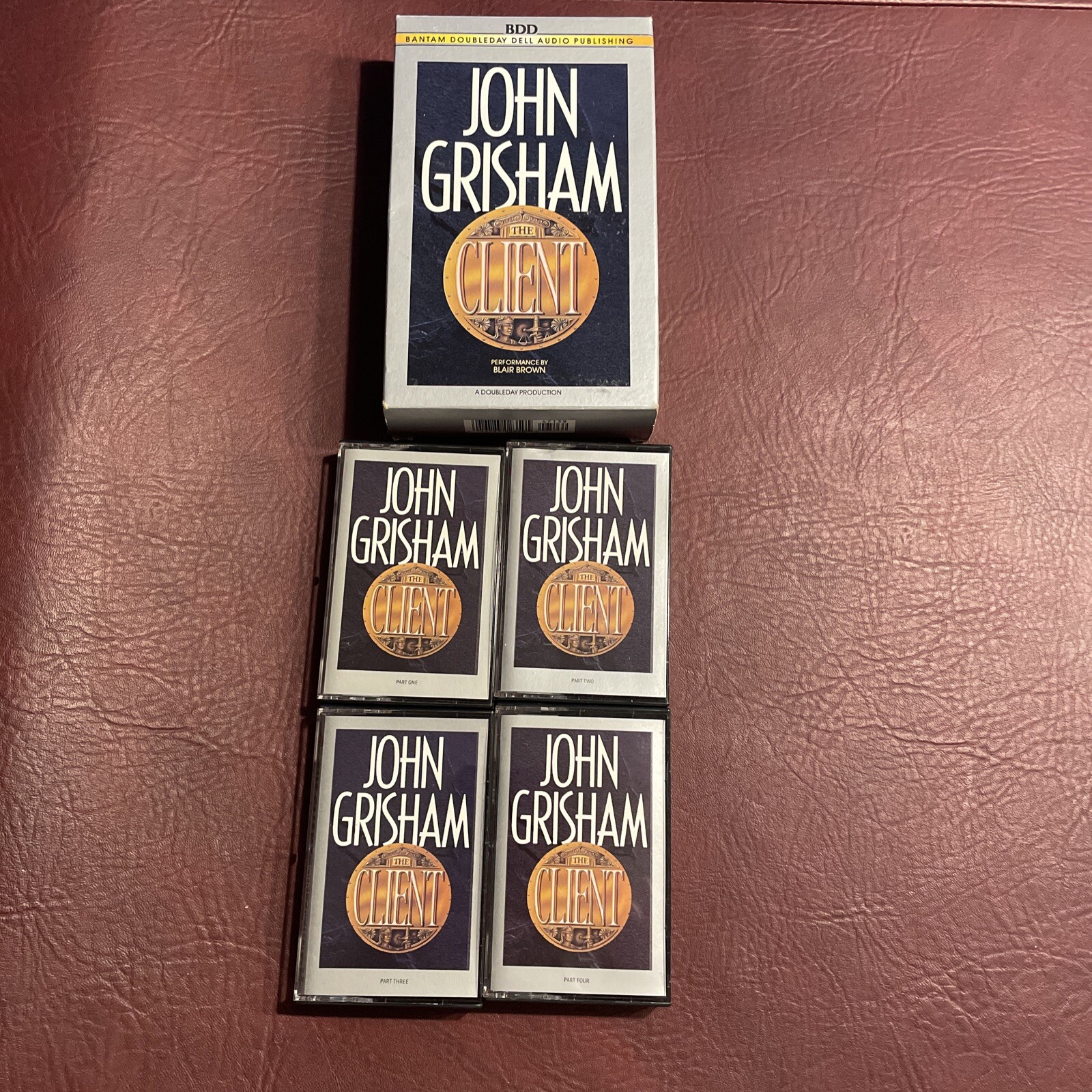 Audio Book The Client John Grisham Read By Blair Brown 4 Cassettes 360 Min 1993