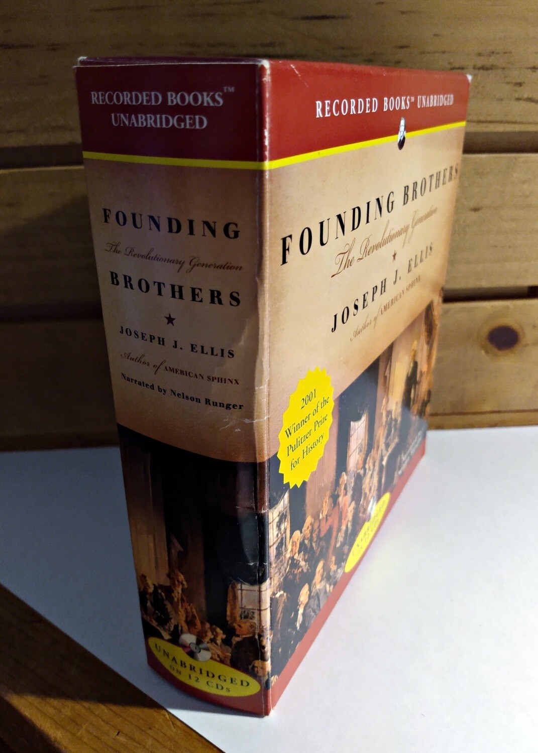 ‘Founding Brothers’ by Joseph J. Ellis Unabridged Audio Book 12CDs Revolutionary