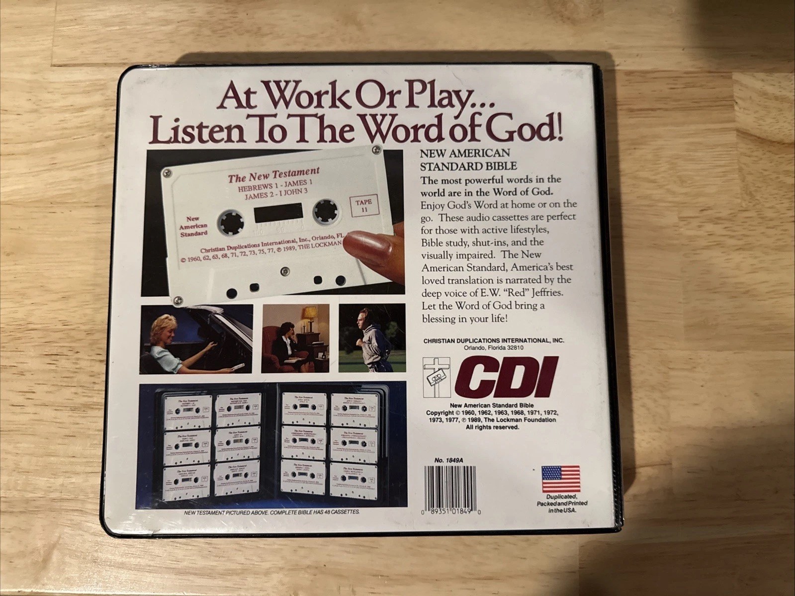 The Cassette Bible Tapes — Old Testament II Samuel to Psalm 144 Red Jeffries