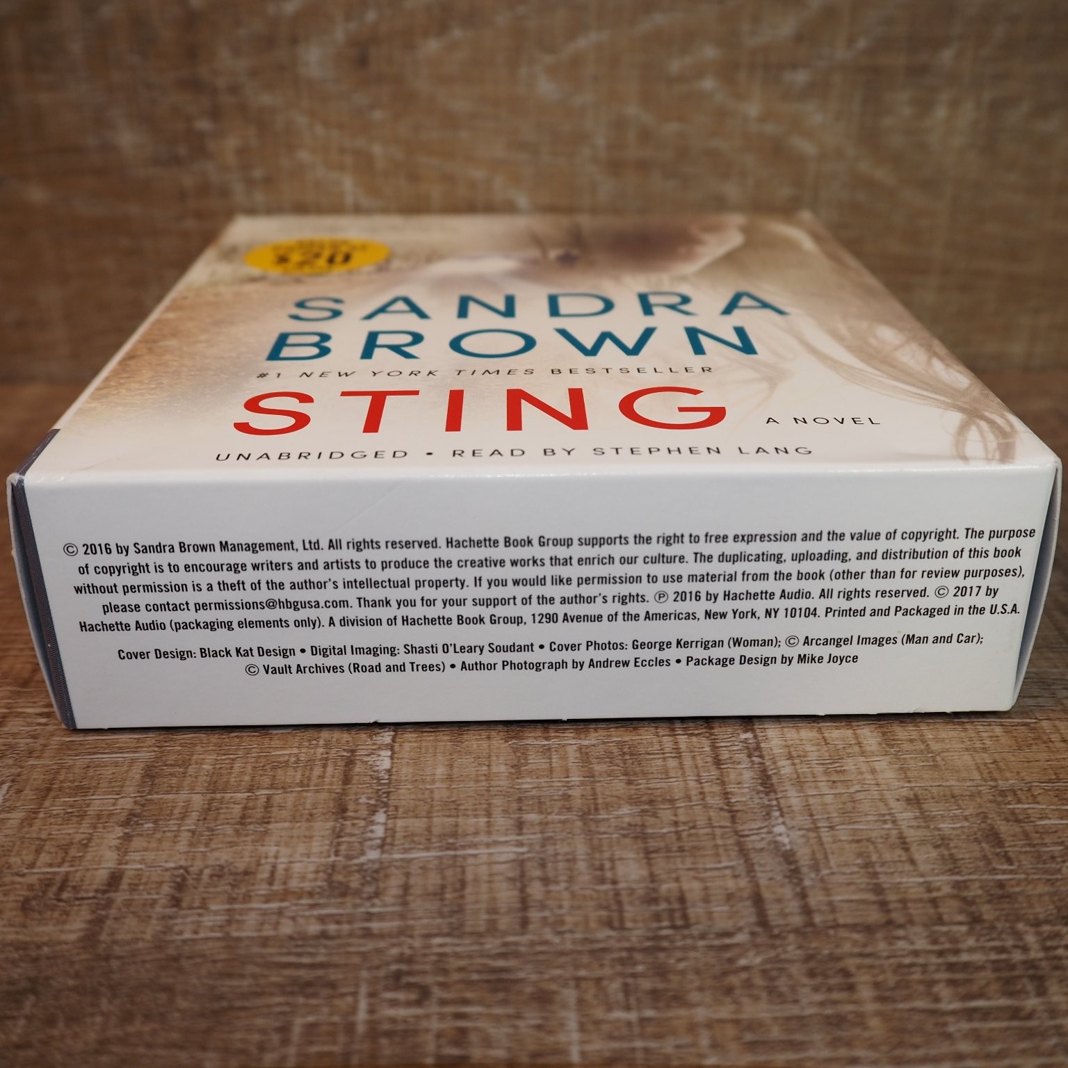 Sting by Sandra Brown Audiobook CDs Unabridged 10 Discs