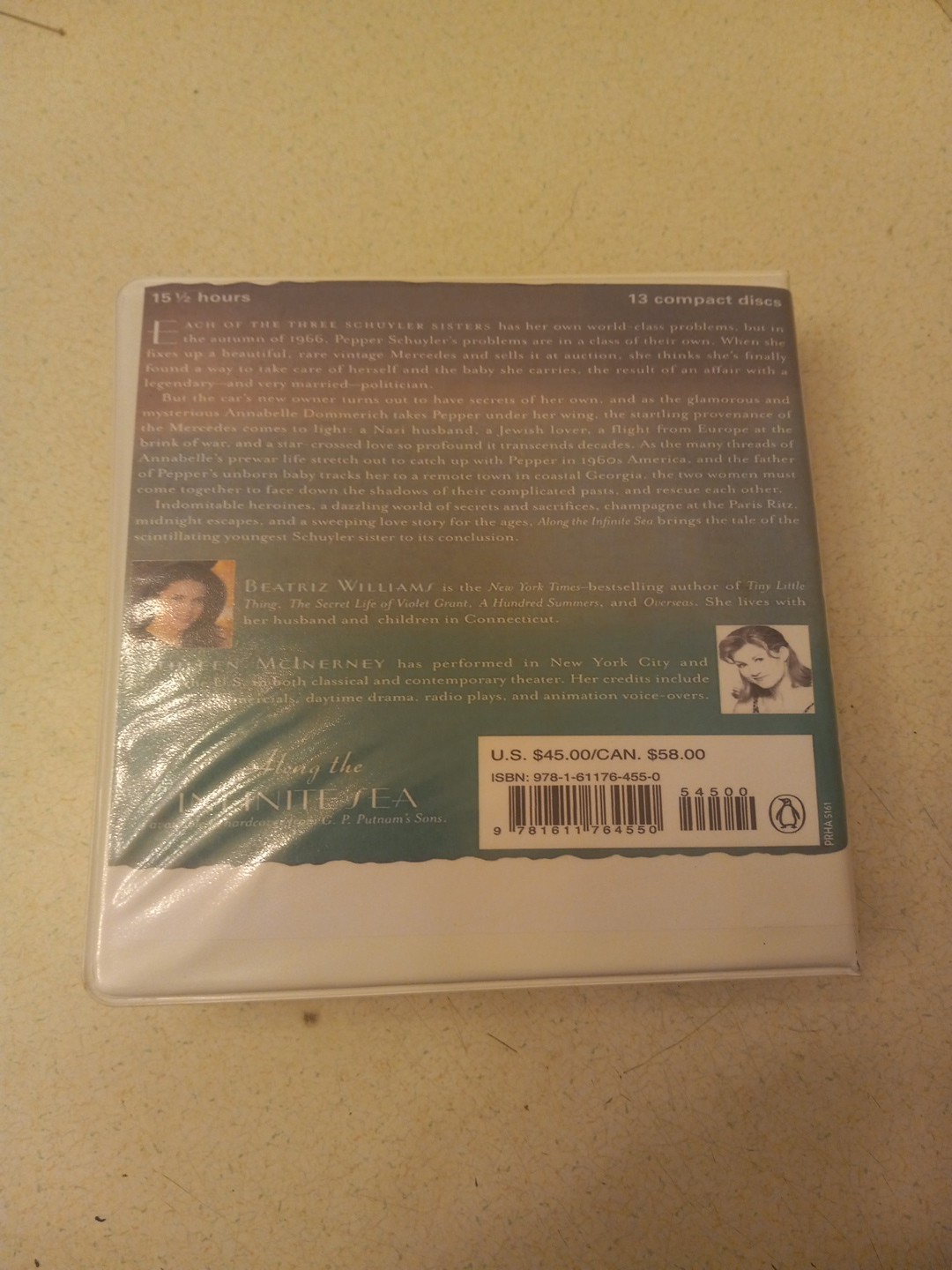Beatriz Williams — Along The Infinite Sea — Audiobook 13 cds