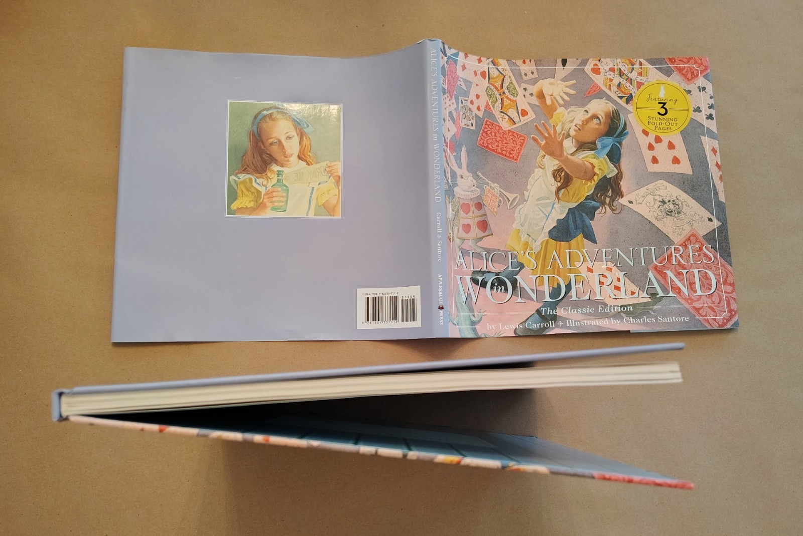 ALICE’S ADVENTURES IN WONDERLAND ~ CARROLL ~ SANTORE ~ HCDJ ~ FABULOUS BOOK