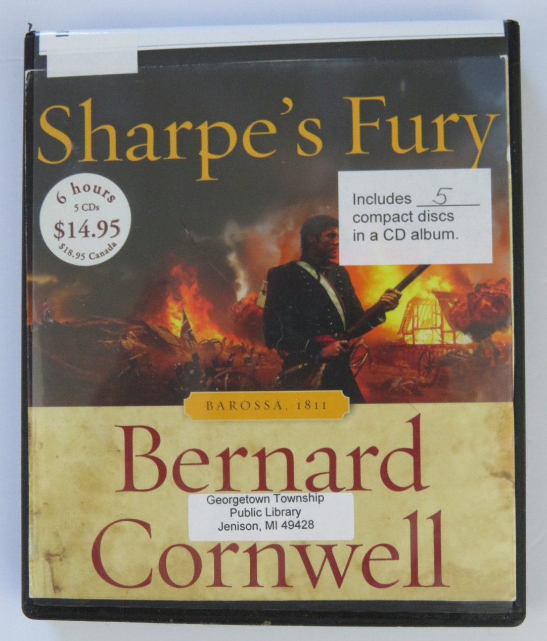 Sharpe’s Fury by Bernard Cornwell — Audiobook on CD