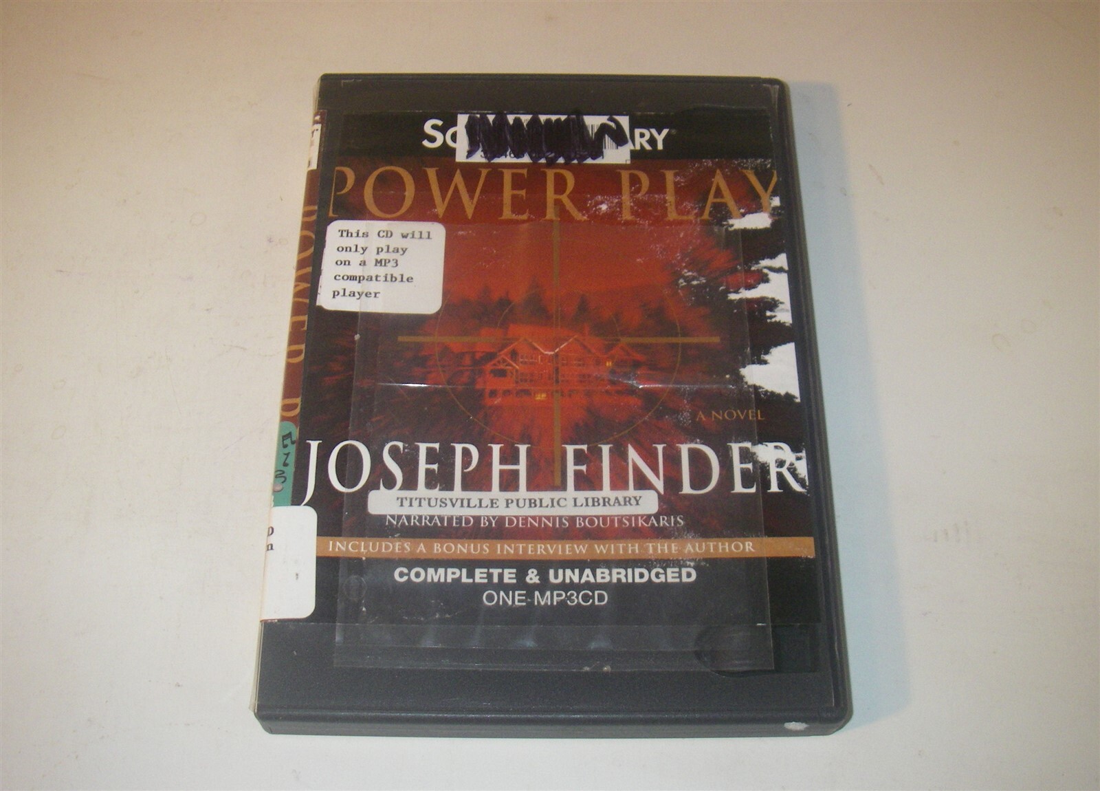 JOSEPH FINDER POWER PLAY CD AUDIOBOOK CB19