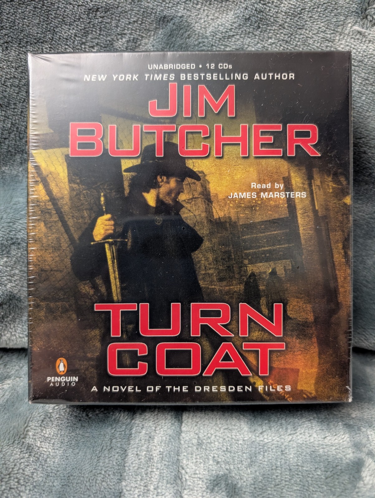 Jim Butcher’s Turn Coat 12 CD’s Unabridged. Read by James Marsters. NEW