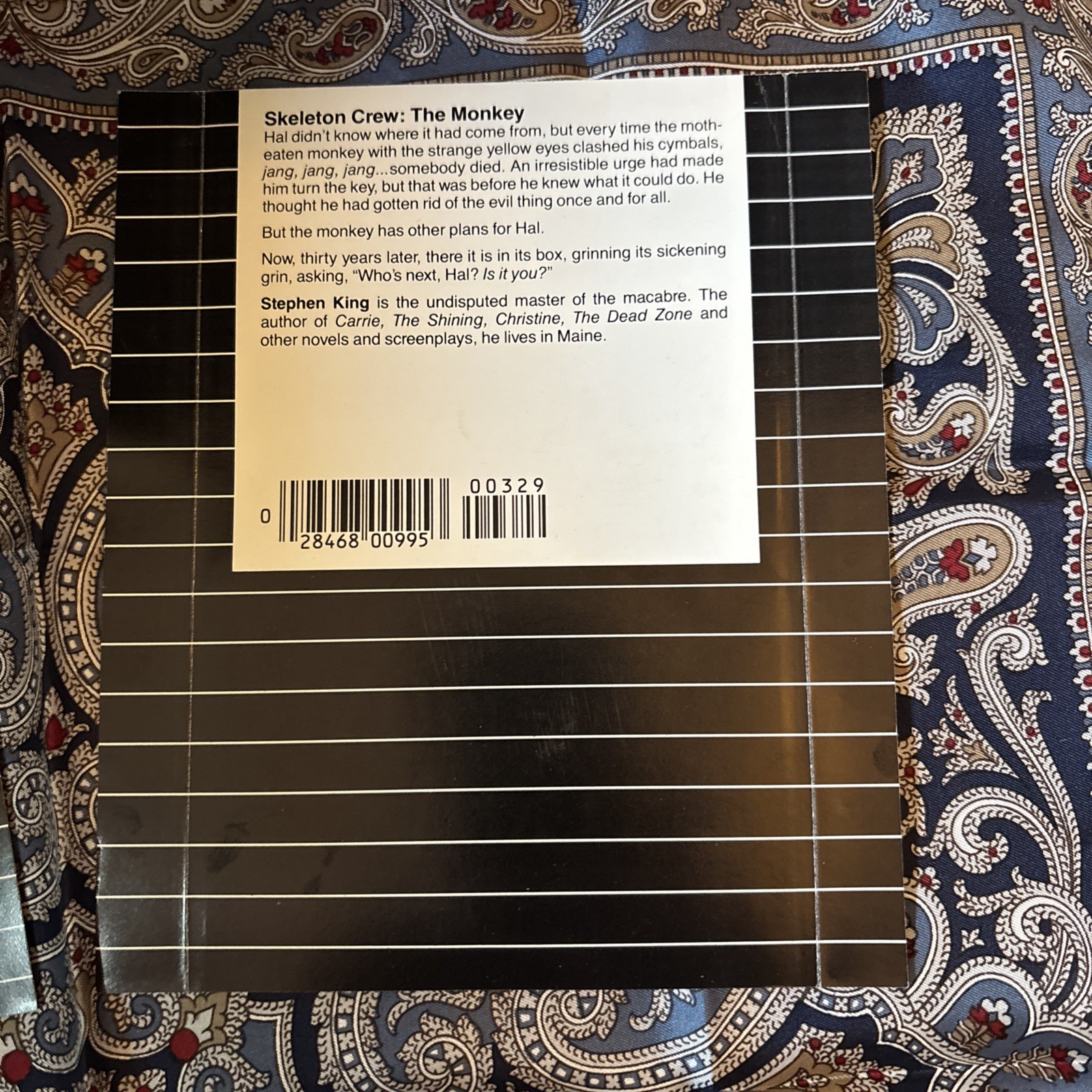 BUNDLE Stephen King Monkey, Mrs. Todd’s Shortcut, Gamma From Skeleton Cassette