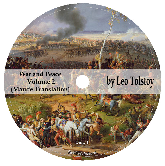 War and Peace Vol 2 Books 4 -8 Leo Tolstoy Epic Novel Audiobook in 13 Audio CDs