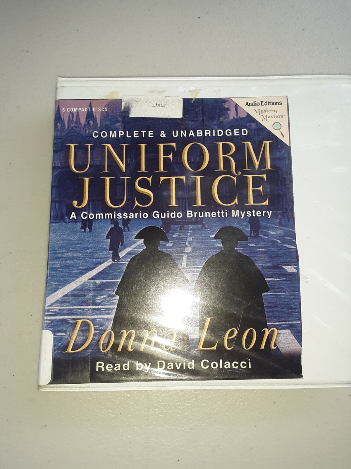Shelf1B Audiobook~UNIFORM JUSTICE, DONNA LEON