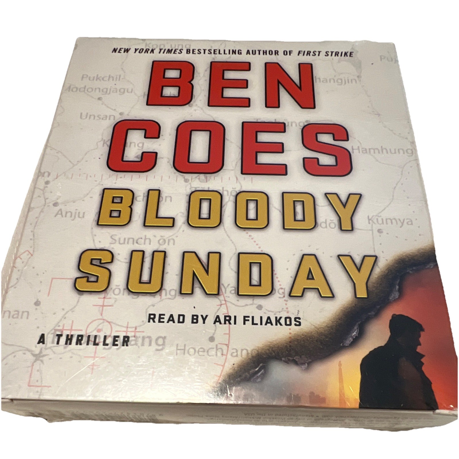 Ben Coes Bloody Sunday Unabridged Audiobook CD Read by Ari Fliakos thriller NIP