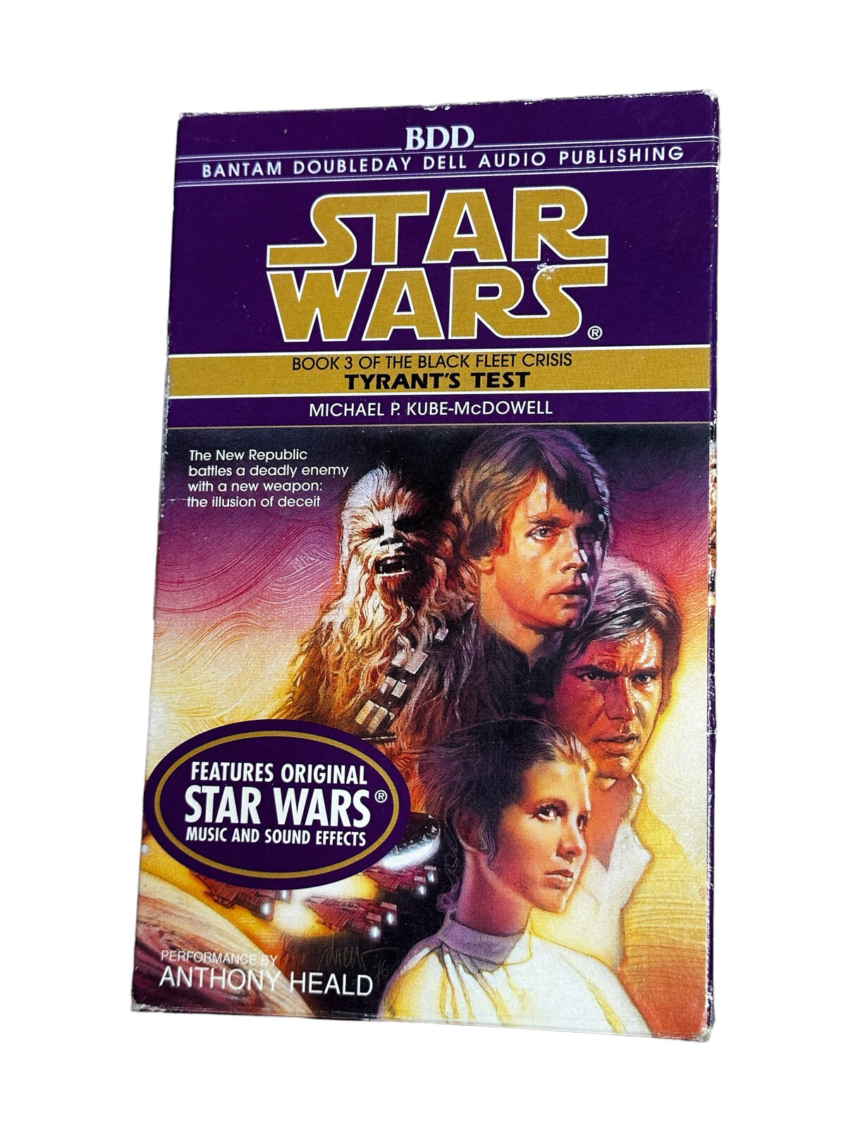 Star Wars Tyrants Test Part One And Two Audio Book Casette Tapes Pre-owned