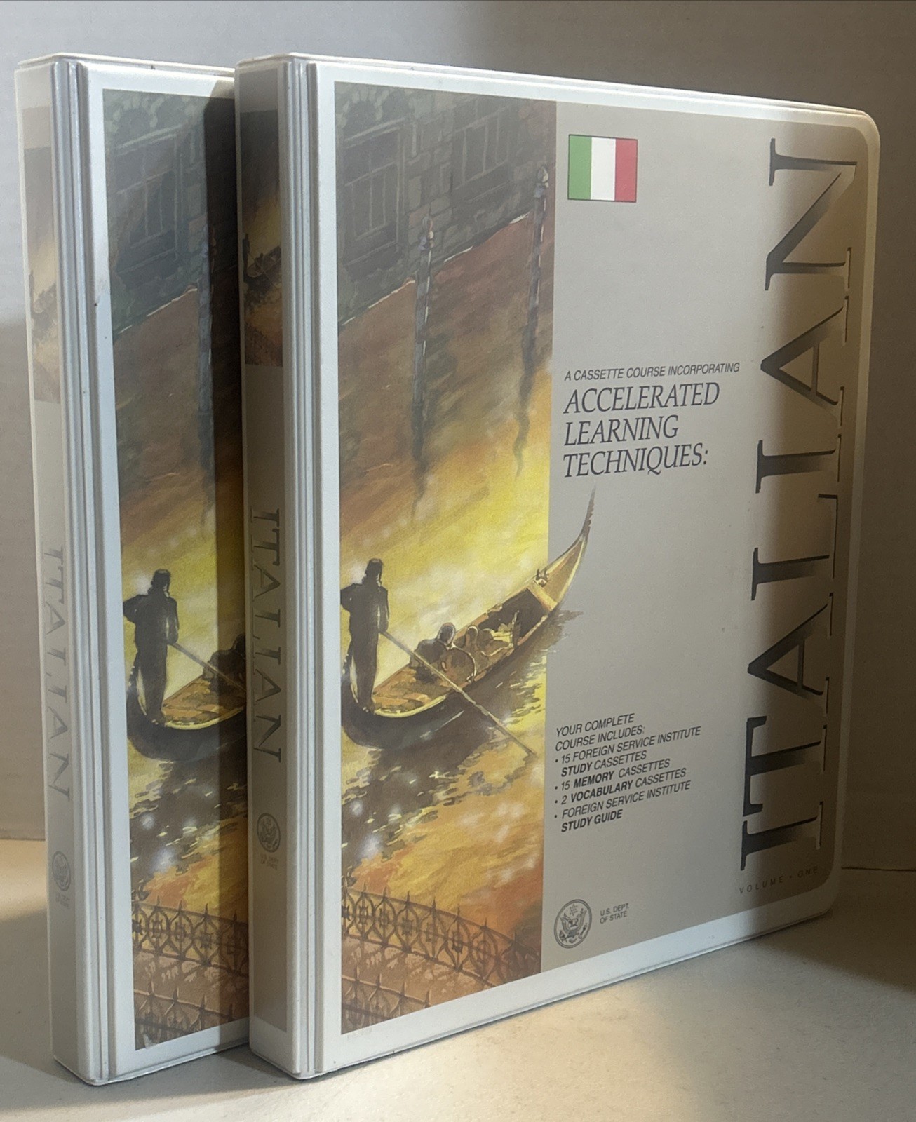 Accelerated Learning Techniques Italian Vol 1 & 2 Audio Cassette Course (R)