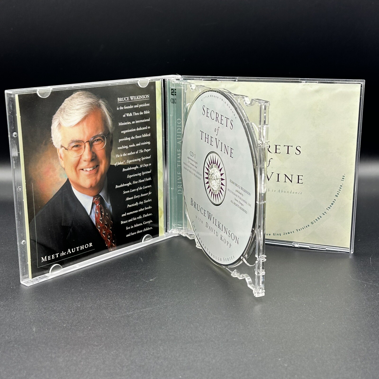 Bruce Wilkinson — Secrets of the Vine [Breakthrough Series] CD, 2-Disc Set, EXC.
