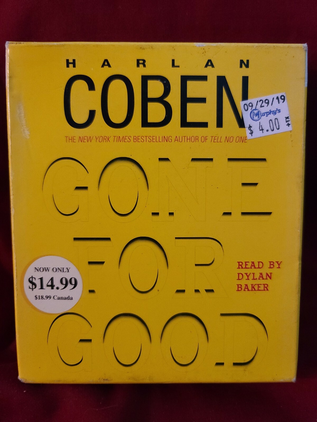 Shelf162C Audiobook~gone for good