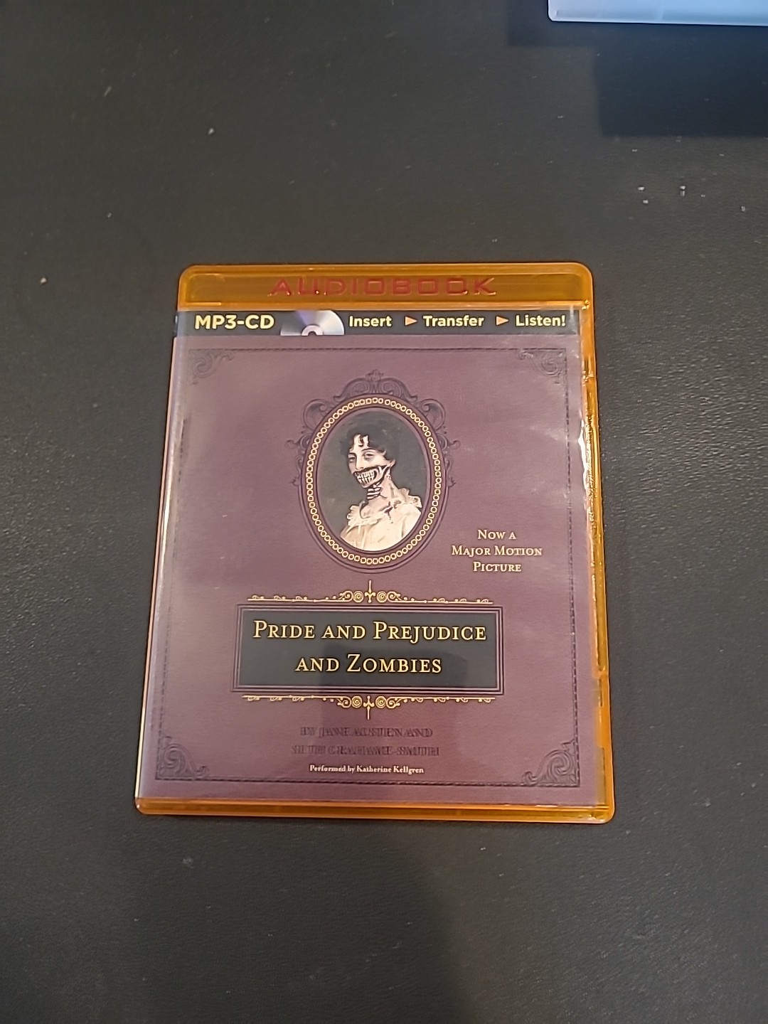 Pride and Prejudice and Zombies by Jane Austen and Seth Grahame-Smith (2015, CD
