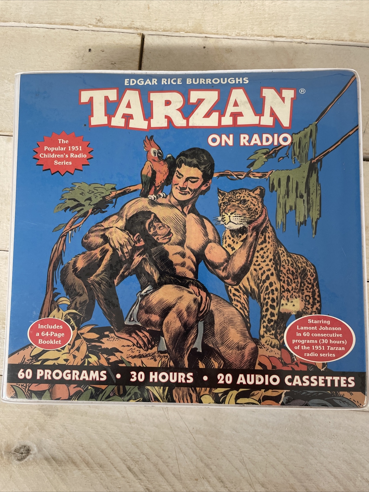 Tarzan On Radio 20 Audio Cassettes Set Edgar Rice Burroughs 60 Programs 30 Hours