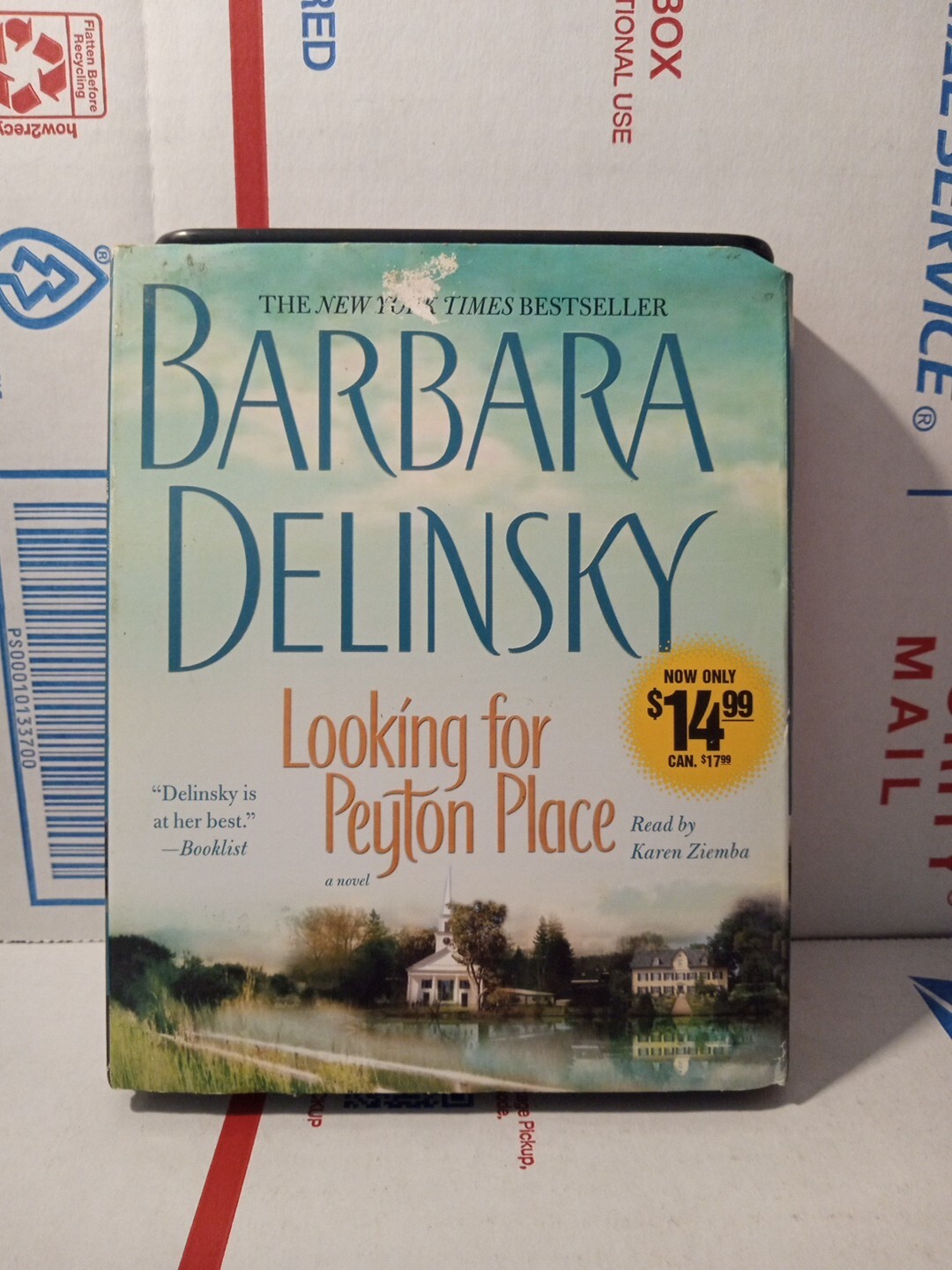 LOOKING FOR PEYTON PLACE 4 DISC AUDIOBOOK BY BARBARA DELINSKY KAREN ZIEMBA #193