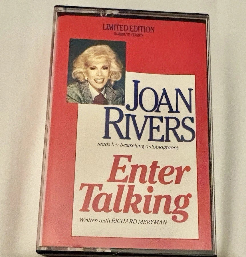 Joan Rivers Enter Talking Cassette Tape Audiobook 90 Minute 1986