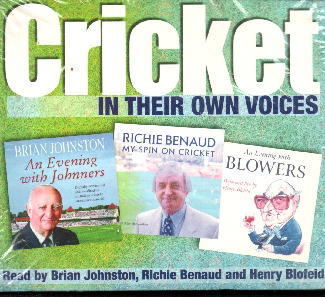 CRICKET IN THEIR OWN VOICES — 6xCD Audiobook *NEW & SEALED*