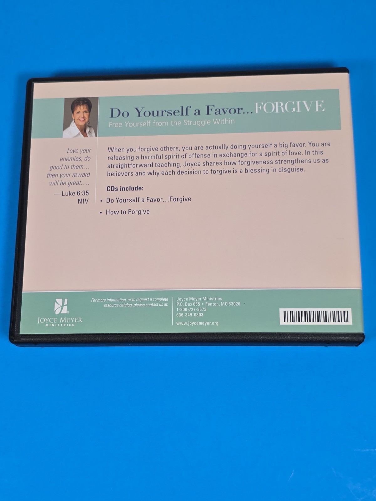 Joyce Meyer Synergy Edition Do Yourself A Favor CD DVD Teaching Notes Complete