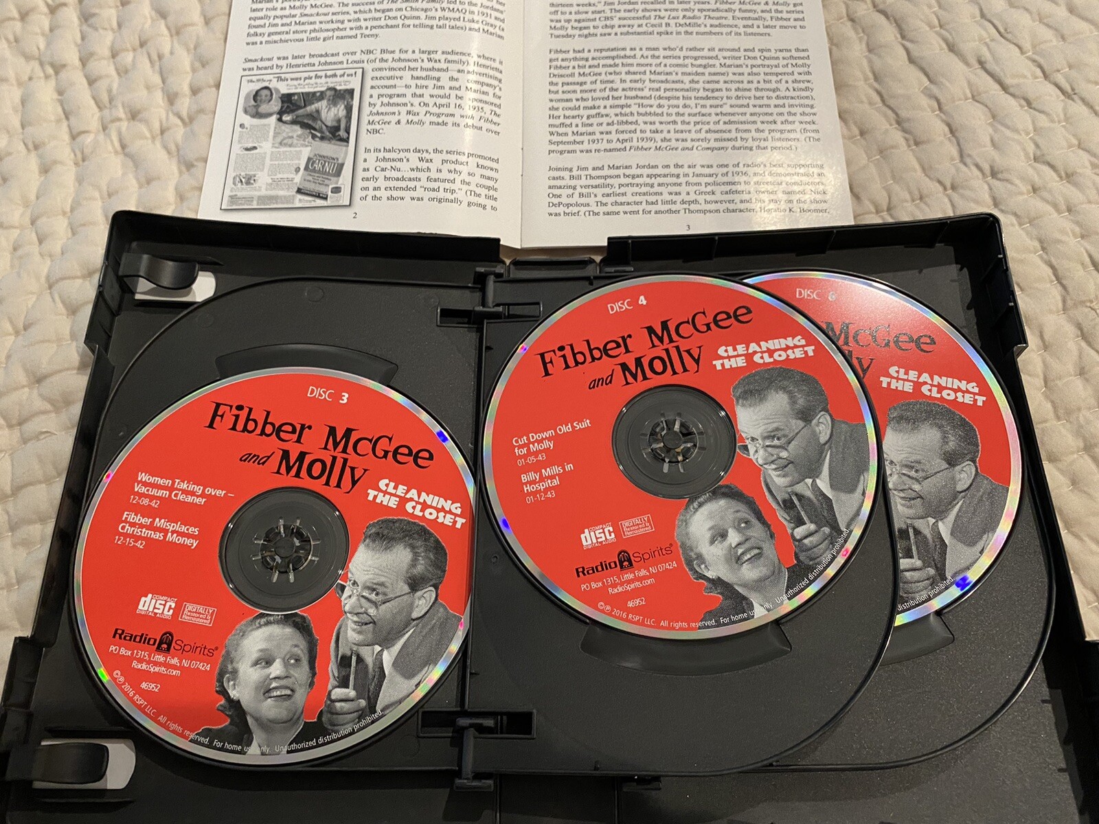 Fibber McGee and Molly: Cleaning The Closet -classic radio comedy