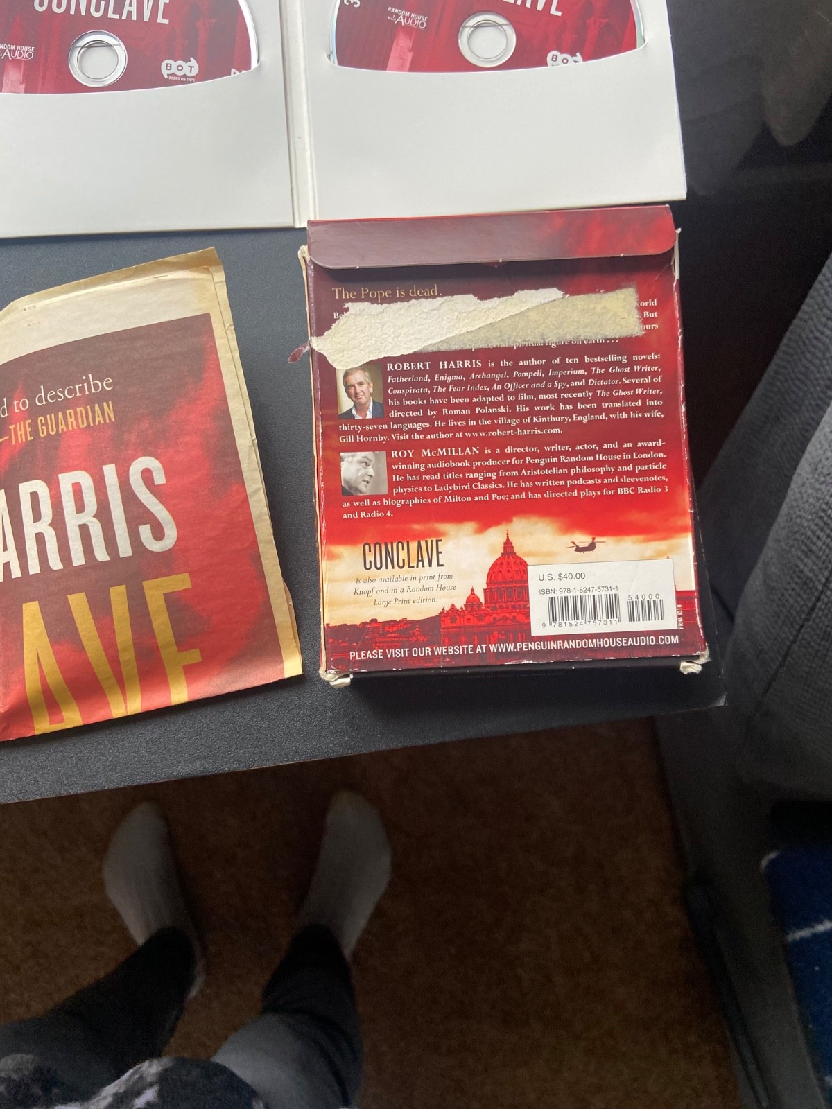 Conclave by Robert Harris Bestselling Author of Fatherland Read by Roy McMillan