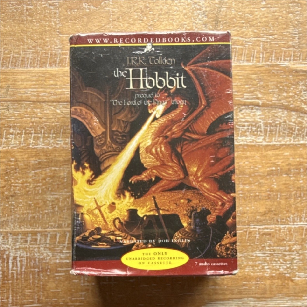 The Hobbit J.R.R. Tolkien Unabridged Audiobook Cassette Recorded Books — Sealed