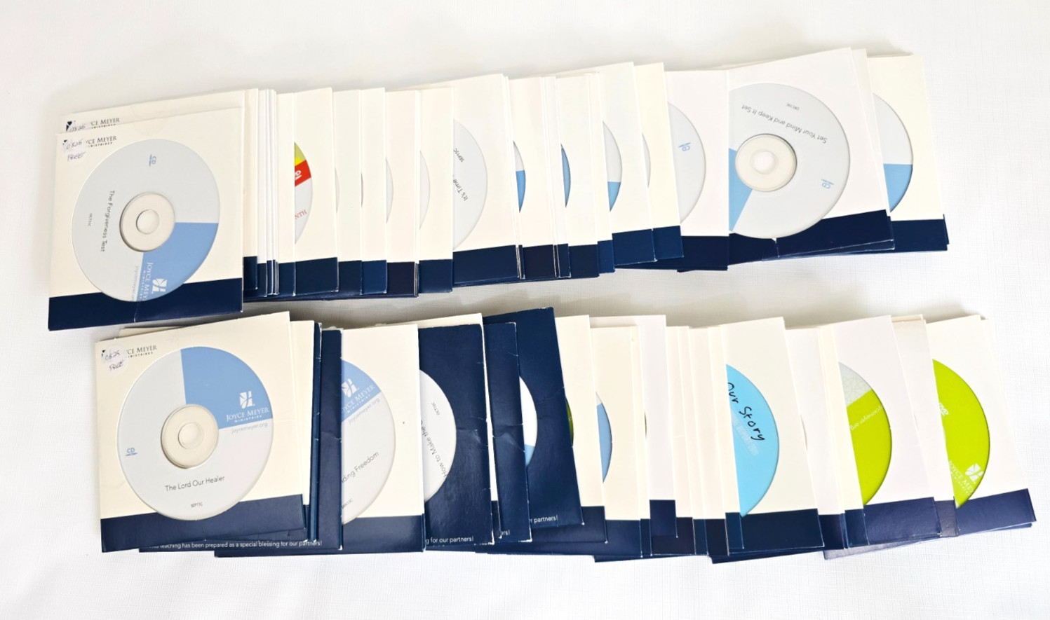 HUGE Lot Of Joyce Meyer Ministries CDs Christian Religion Lifestyle 73 Disc