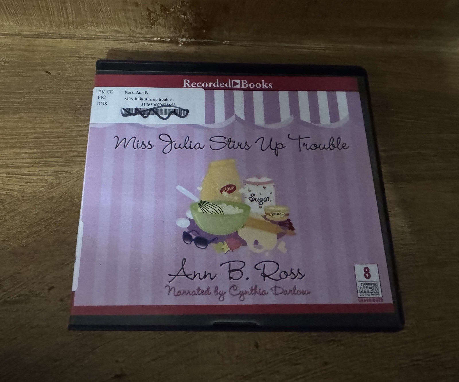 Ann B. Ross Miss Julia Stirs Up Trouble Audio Book 8 CD’s Approx 9.75 hrs