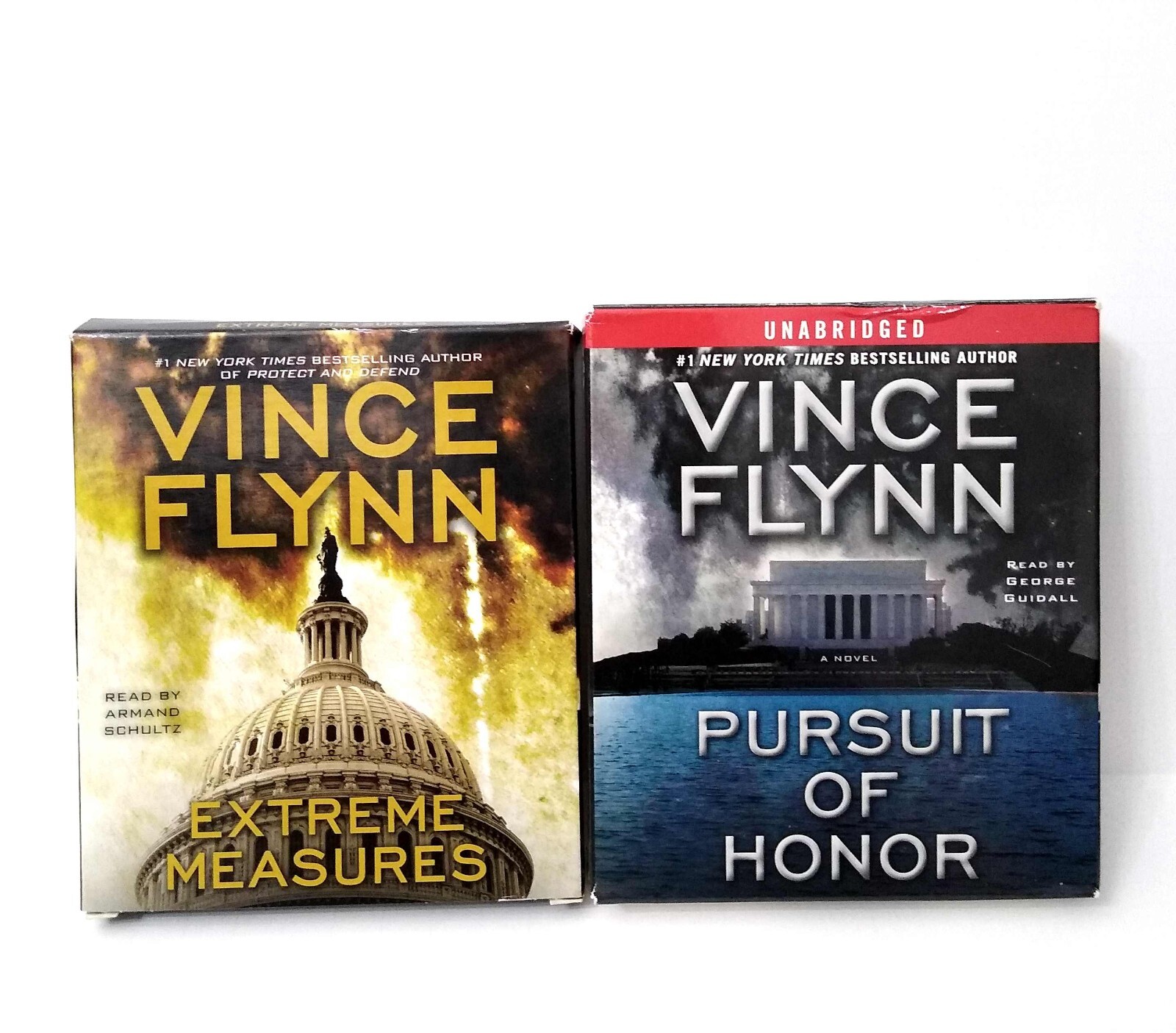 Pursuit of Honor & Extreme Measures : Thriller by Vince Flynn Audio Book CD